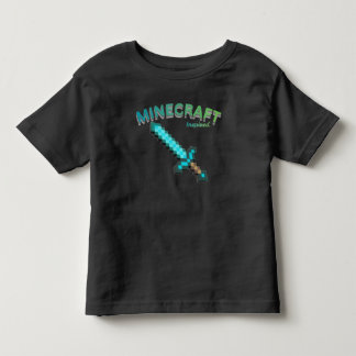 Minecraft Geïnspireerd Pixels Zwaard Gaming T-Shir Kinder Shirts