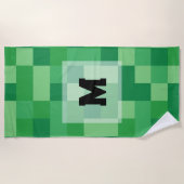 Minecraft Monogram Towel Strandlaken (Voorkant)