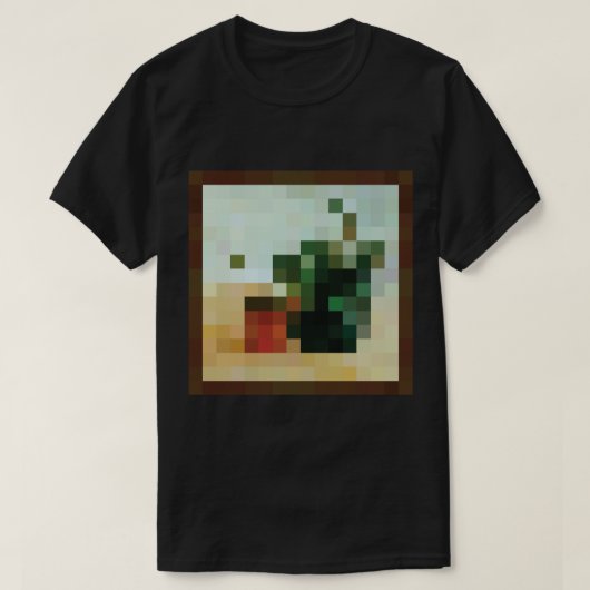 Minecraft Painting Paradisträd T-shirt (Design voorkant)