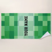 Minecraft Personalized Beach Towel Strandlaken (Voorkant)