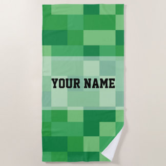 Minecraft Personalized Beach Towel Strandlaken