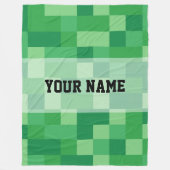 Minecraft Personalized Blanket Fleece Deken (Voorkant)
