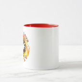 Minecraft Steve's Lava Turkey Thanksgiving Mug Mok (Midden)