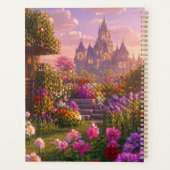 Minecraft stijl bloementuin wanddecoratie – Dreamy Planner (Achterkant)