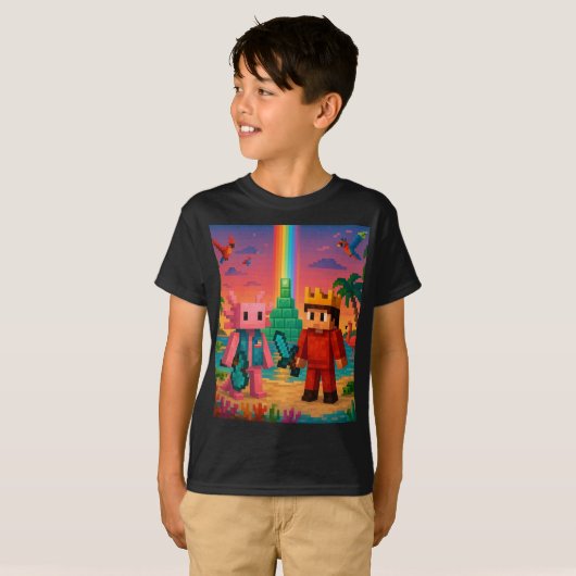 minecraft  t-shirt (Voorkant volledig)