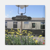 Minehead Station, Somerset Magneet (Voorkant)