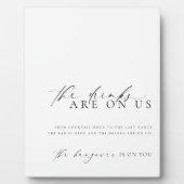 Minemanusmenu Ellesmere Moderne Minimale Open Bar Fotoplaat (Voorkant)