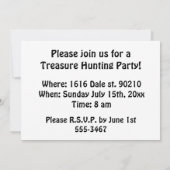 Miner Miner Treasure FInder Kaart (Achterkant)