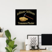 Miner Miner Treasure FInder Poster (Thuiskantoor)