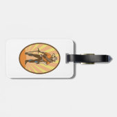 Miner Prospector Bagagelabel (Achterkant horizontaal)