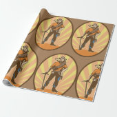 Miner Prospector Cadeaupapier (Uitgerold)