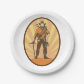 Miner Prospector Papieren Bordje (Voorkant)