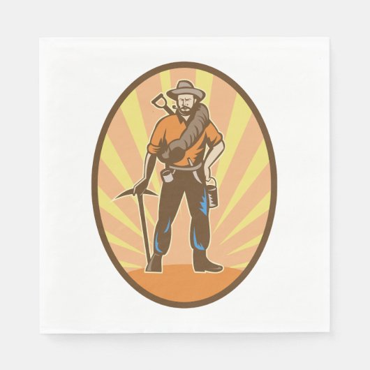 Miner Prospector Servet (Voorkant)