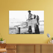 Miner wasgoud op Alaska-foto Canvas Afdruk (Insitu (Woonkamer))