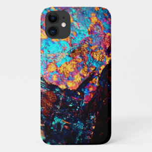 Mineraal chalcopyriet steen kristal steen zwart Case-Mate iPhone case