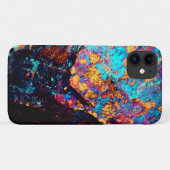 Mineraal chalcopyriet steen kristal steen zwart Case-Mate iPhone case (Achterkant (horizontaal))