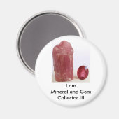 Mineraal en Gem Collector Magneet (Voorkant / Achterkant)