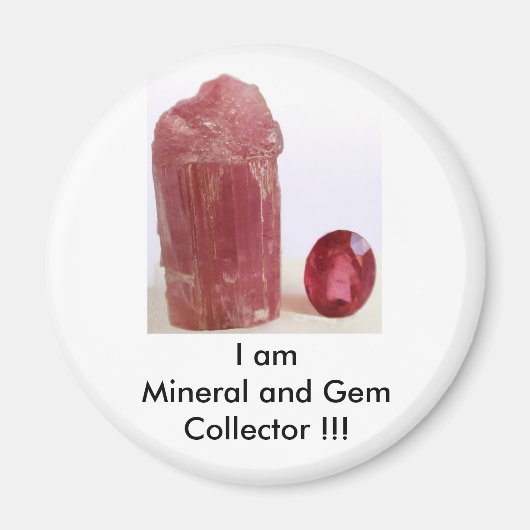 Mineraal en Gem Collector Magneet (Voorkant)