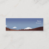 Mineraal landschap - Skinny Mini Visitekaartje (Achterkant)