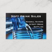 Mineraalwater en Drinken Visitekaartje. Visitekaartje (Voorkant)