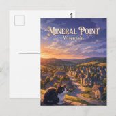 Mineral Point, Wisconsin VS Briefkaart (Voorkant / Achterkant)