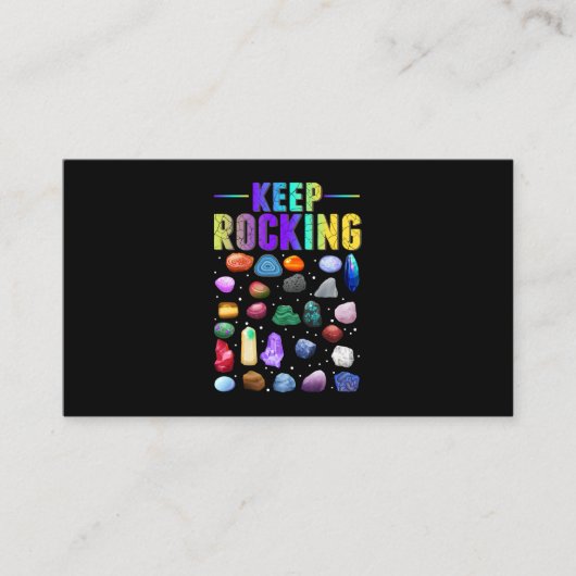 Mineral Rock Collecting Geologist Geology Visitekaartje (Voorkant)