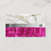 Minerale Amethyst Crystal Quartz Textuur Visitekaartje (Voorkant)