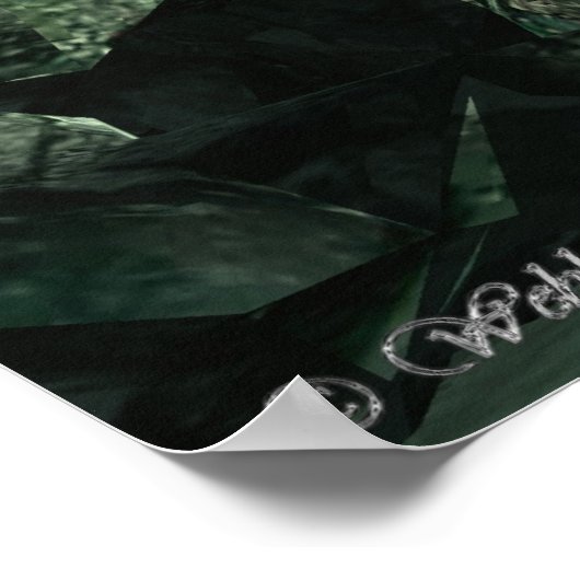 Minerale baai bij Emerald Cove Poster (Hoek)