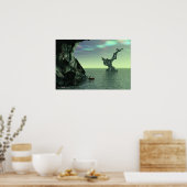 Minerale baai bij Emerald Cove Poster (Keuken)