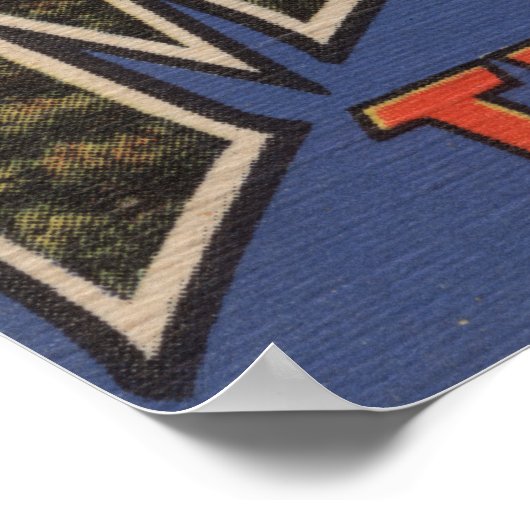 Minerale cellen, Texas - Grote lettertjes Poster (Hoek)