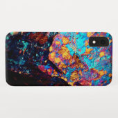 Minerale chalcopyriet gesteente kristal steen Kleu Case-Mate iPhone Case (Achterkant (horizontaal))