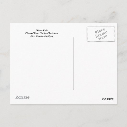 Minerale Herfsten Briefkaart (Achterkant)