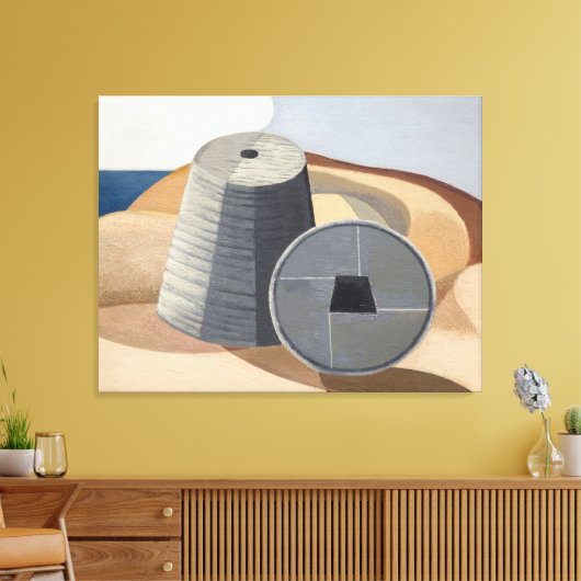 Minerale objecten (1935) canvas afdruk (Insitu (Woonkamer))