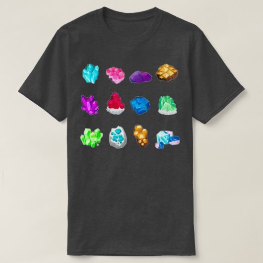Minerale Pareltjes en Crystals Rock Collective Geo T-shirt (Design voorkant)