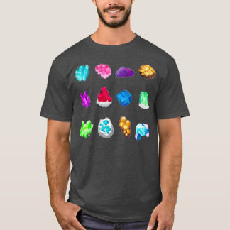 Minerale Pareltjes en Crystals Rock Collective Geo T-shirt