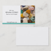 Minerale sluitstenen visitekaartje (Voorkant / Achterkant)