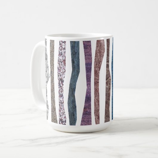 Minerale stripes koffiemok (Voorkant links)