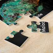 Mineralen - Barite Mica Koper Amethist Malachiet Legpuzzel (Zijkant)