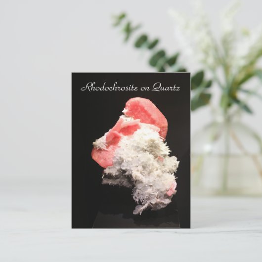 Mineralen en Pareltjes # 45 Briefkaart (Staand voorkant)