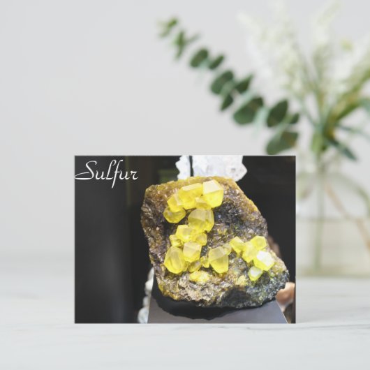 Mineralen en Pareltjes # 49 Briefkaart (Staand voorkant)