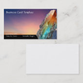 Mineralen Healing Energy Crystal Visitekaartje (Voorkant / Achterkant)