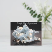 Mineralen & Pareltjes # 152 Briefkaart (Staand voorkant)