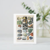  mineralen Rocks Geology Briefkaart (Staand voorkant)