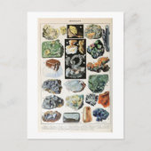  mineralen Rocks Geology Briefkaart (Voorkant)