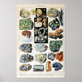 mineralen Rocks Geology Poster (Voorkant)