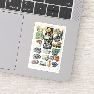  mineralen Rocks Geology Sticker