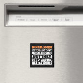 Mineraloog Ik probeer dingen grappig te maken Magneet (Insitu (Vaatwasser))