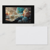 Minerals Crystal Energy Reiki Visitekaartje (Voorkant / Achterkant)