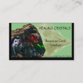 Minerals Crystal Healing Opal Visitekaartje (Voorkant)