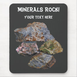 Minerals Rock Collectors Cute Muismat